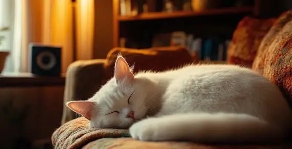 Gato de pelo corto blanco  medio