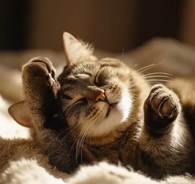 gato amasando post